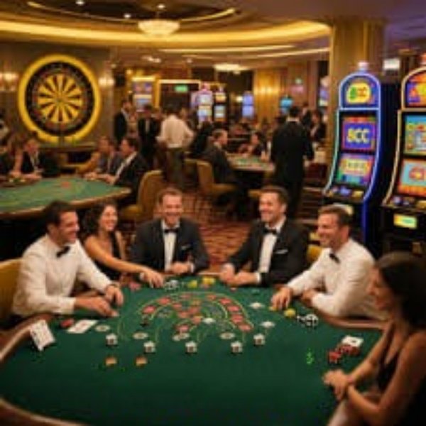 Mesin slot online dengan tema kasino modern